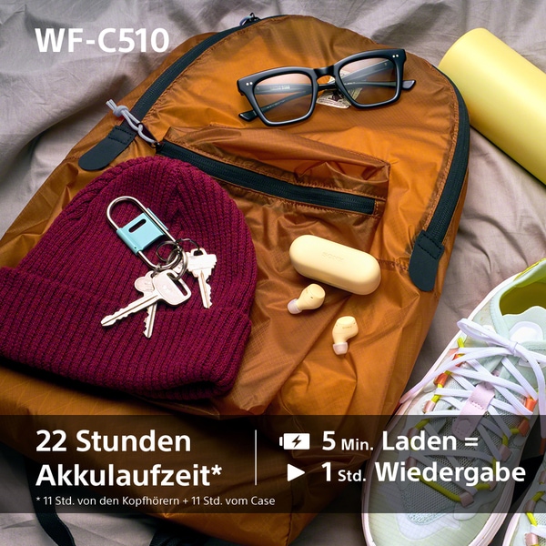 Actual product image Sony WF-C510 (No noise cancelling, 11 h, Wireless)