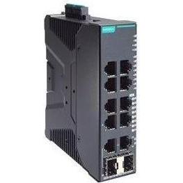 Moxa Kompakter industrieller Smart Ethernet Switch mit 8 PoEPoE 10100BaseT(X) Ports, 2 10, Switch di rete