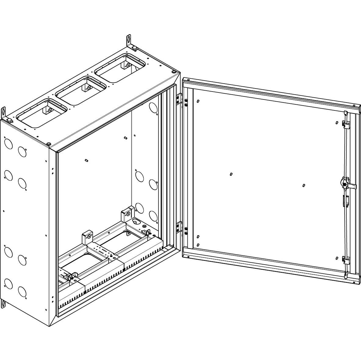 ABN NT36E, Serverschrank Zubehör, Weiss