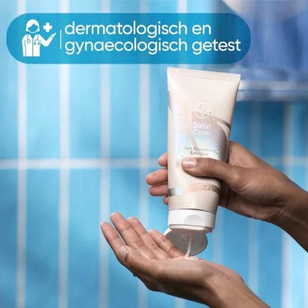 Productafbeelding Gillette Venus Satin Care voor huid en schaamhaar Verzachtende Exfoliant 177ml (177 ml, Scheergel)