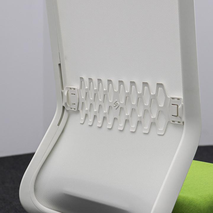 Actual product image Sitag Bürostuhl SitagTeam Mesh swissmade mit 2D Armlehnen, Grün, Neu (41 - 52 cm)