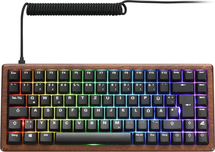 Produktbild Sharkoon SKILLER SGK50 S3 Wood PBT (holz/schwarz, DE-Layout, Gateron G Pro 3.0 Yellow) (Deutschland, Kabelgebunden)