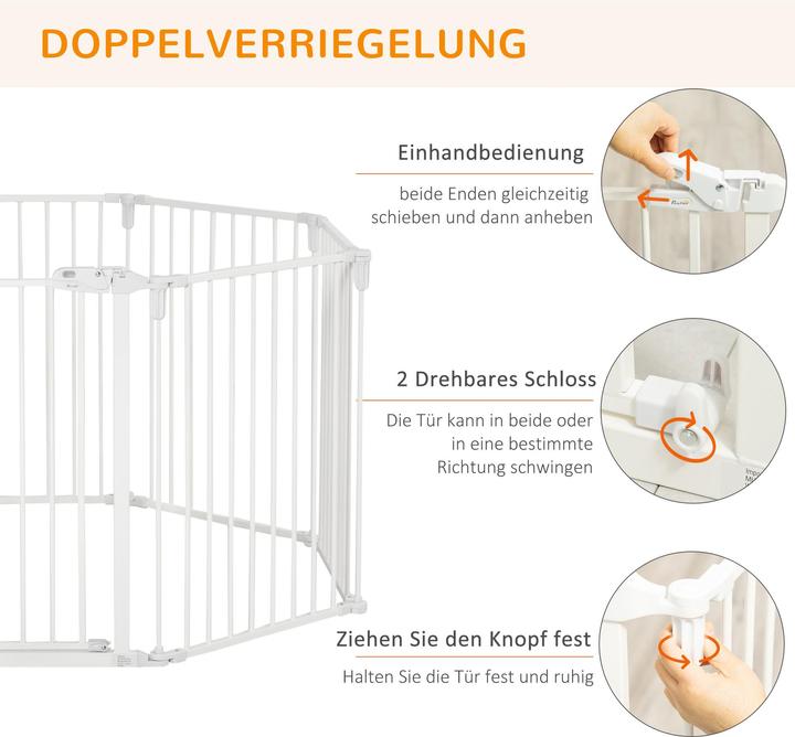 Actual product image PawHut Dog barrier consisting of 8 panels (62.50 cm)