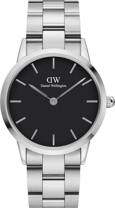 Daniel Wellington Iconic Link Black Silver (36 mm) (Analoguhr, 36 mm)