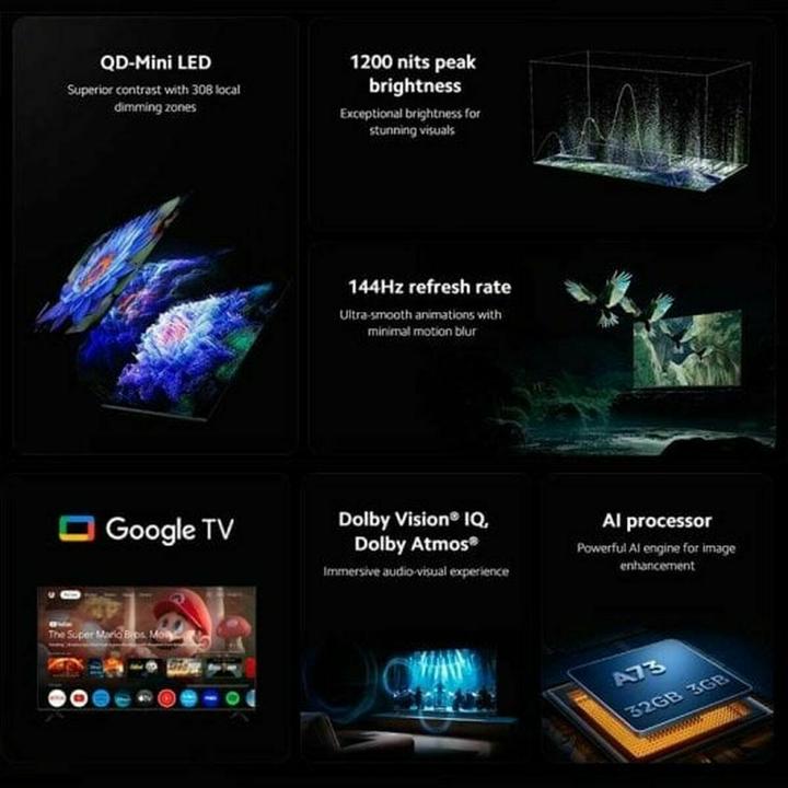 Image du produit Xiaomi TV S 2025 75" ELA5682EU MINILED ULTRAHD 4K (75", LED, 4K, 2025)