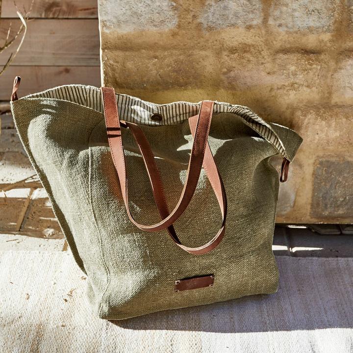 Immagine prodotto Loberon Borsa Soleil verde/marrone