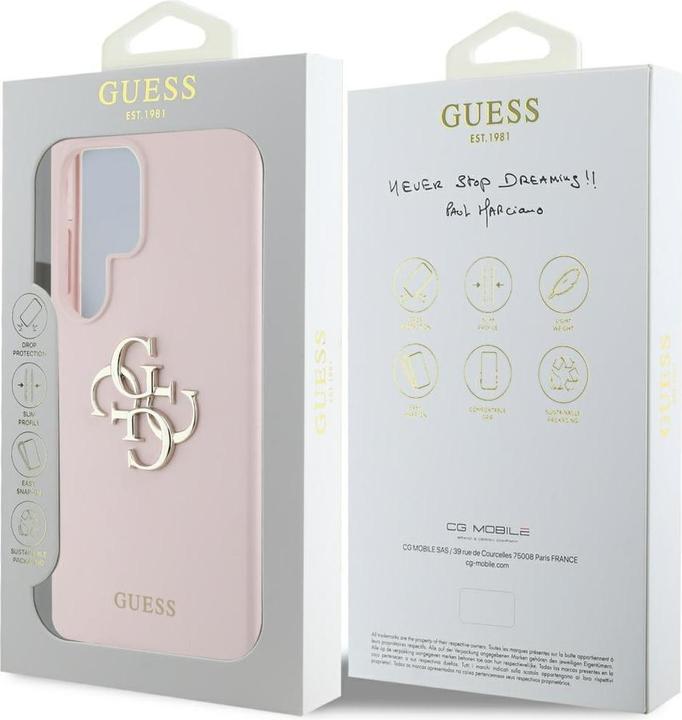 Image du produit Guess Silicone 4G Big Logo Case für S938B Samsung Galaxy S25 Ultra - rosa (Samsung Galaxy S25 Ultra)