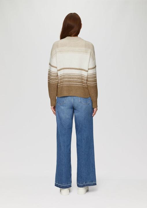 Actual product image S.Oliver Strickpullover Gestreifter Strickpullover im Relaxed Fit (46)