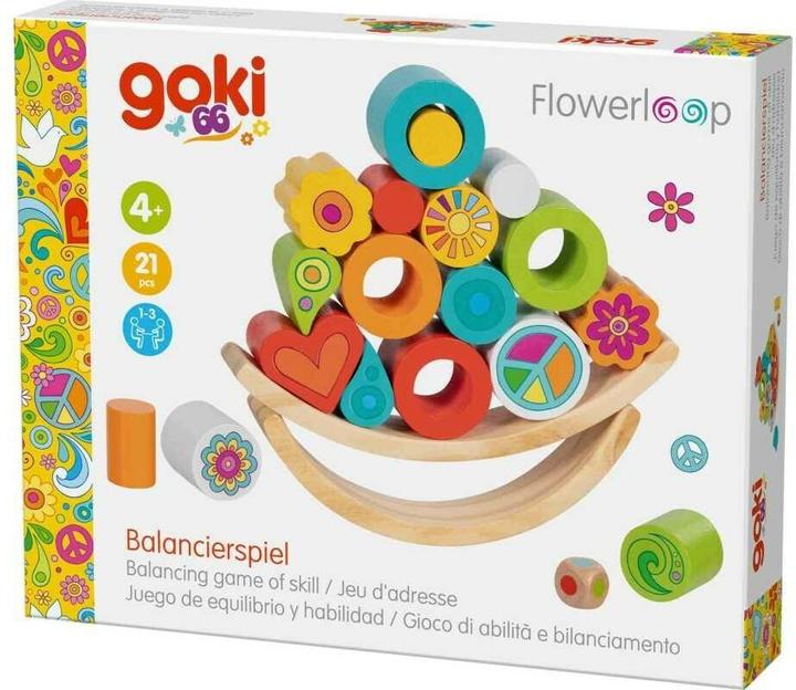 Produktbild Goki - Balancing Game Flowerloop (56292)