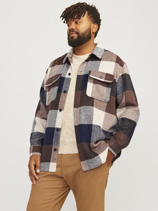 Produktbild Jack & Jones Jjebradley Ollie Overshirt Ls Noos Pls (7XL)