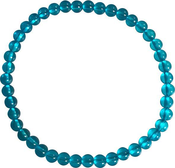 Actual product image Marco Schreier Bracelet,Aqua Aura,Beads 4mm.0631750104 (19 cm)