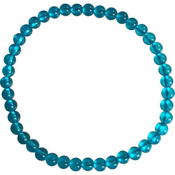 Marco Schreier, Armschmuck, Armband,Aqua Aura,Kugeln 4mm.0631750104, (19 cm)