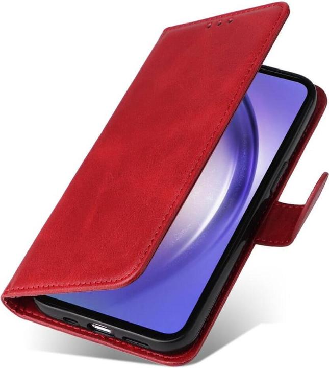 Produktbild Cover-Discount Galaxy A55 - Premium Handyhülle Etui rot (Samsung Galaxy A55)