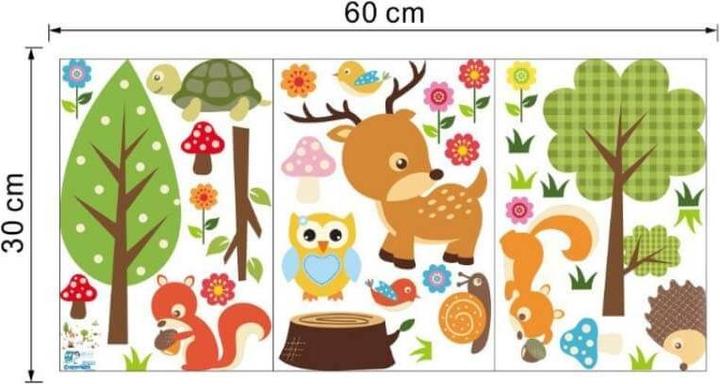 Immagine prodotto Cover-Discount Adesivo da parete tatuaggio adesivo foresta (50 x 80 cm)