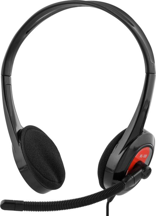 Actual product image Deltaco HL-108 - headset (Cable)