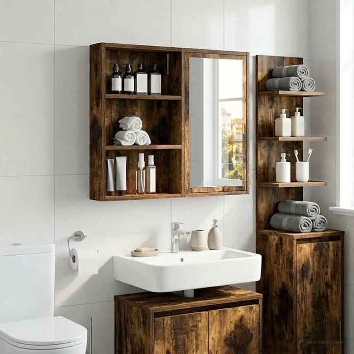 Produktbild vidaXL Badezimmerschrank (40 x 10 x 60.50 cm)