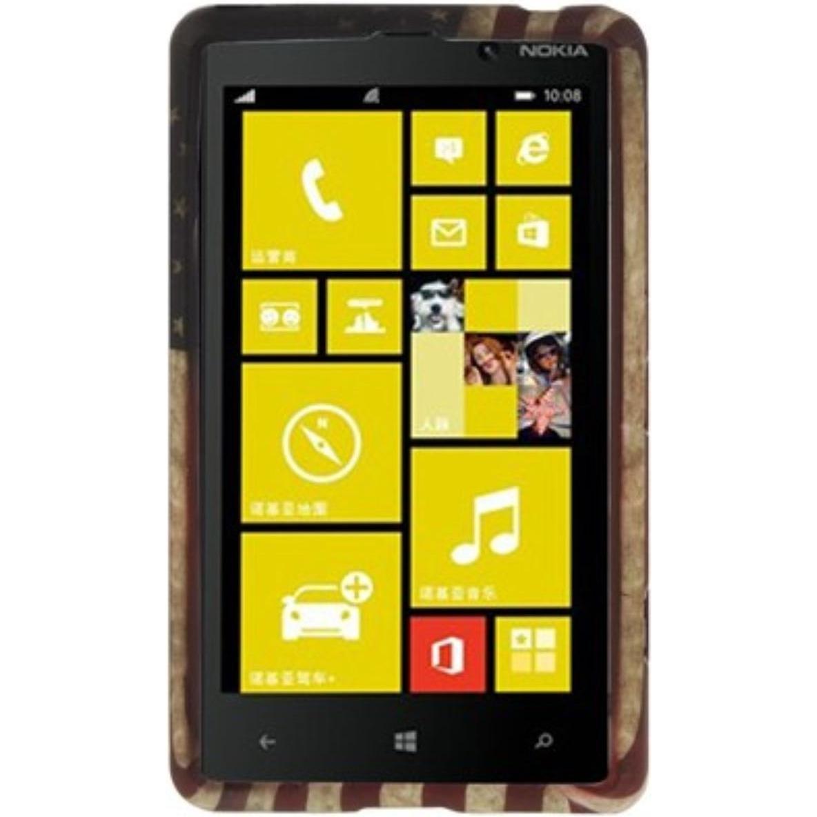 König Design Schutzhülle TPU Case für Handy Nokia Lumia 820 USA (Nokia Lumia 820), Smartphone Hülle, Mehrfarbig