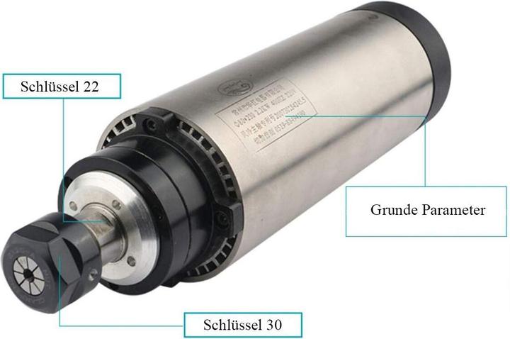 Actual product image Rattmmotor CNC spindle motor set