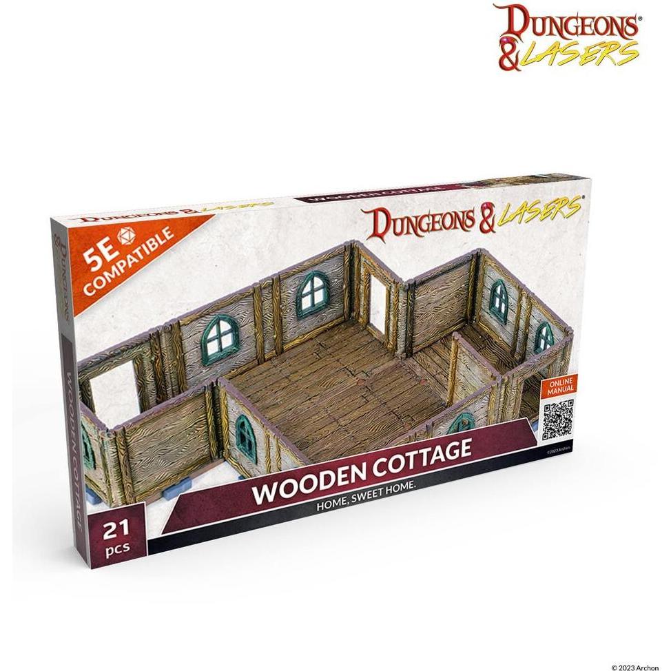 Archon Studio Dungeons & Lasers Expansion Set: WOODEN COTTAGE