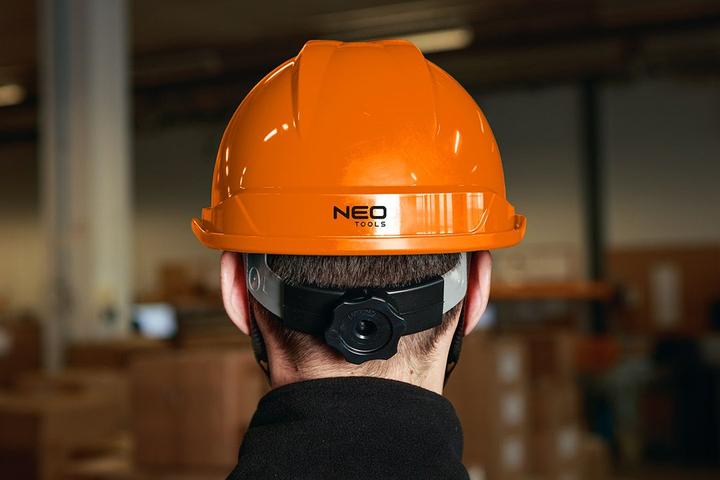 Produktbild Neo Industriehelm mit Kinnriemen, orange (52 - 64 cm)