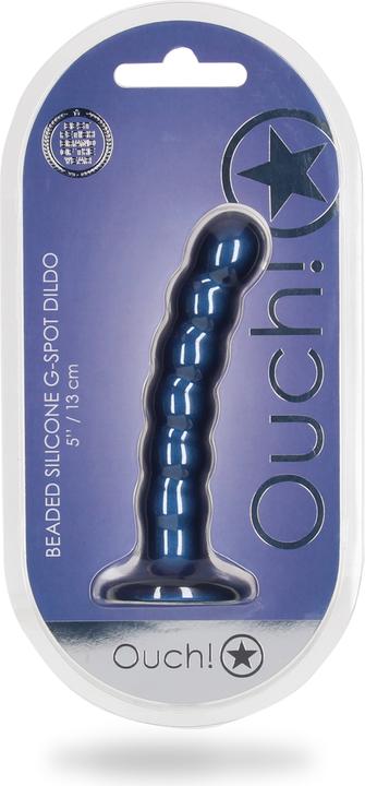 Produktbild Ouch! Beaded Silicone G-Spot Dildo - 5" / 13 cm