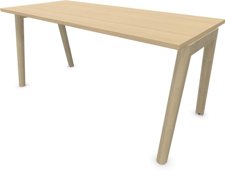 Décor en chêne blanchi, Frêne naturel teinté gris clair