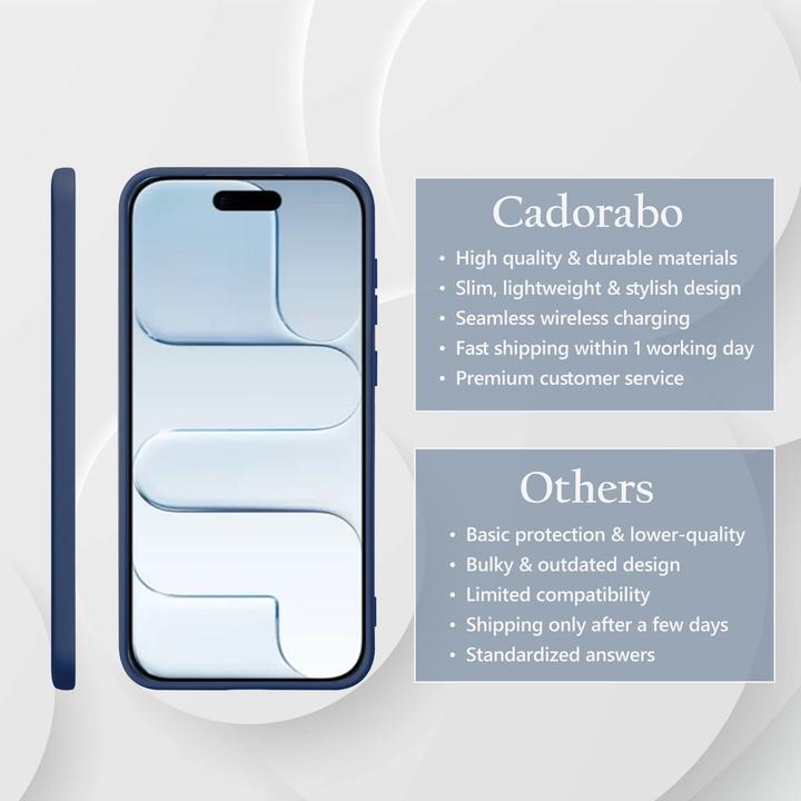 Actual product image Cadorabo Case for iPhone 17 AIR TPU Liquid Silicone Cover (Apple iPhone 17 Pro)