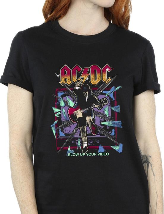 Produktbild AC/DC Blow Up Your Video Jump Baumwolle Boyfriend TShirt (S)