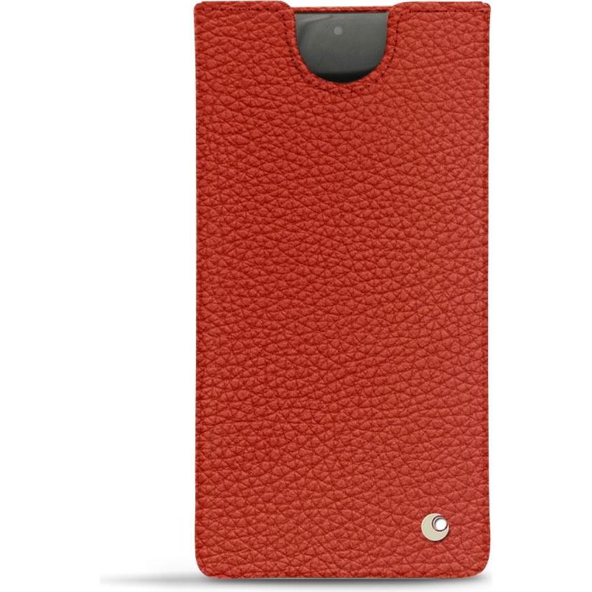 Noreve Lederschutzhülle (Samsung Galaxy Note 10), Smartphone Hülle, Orange