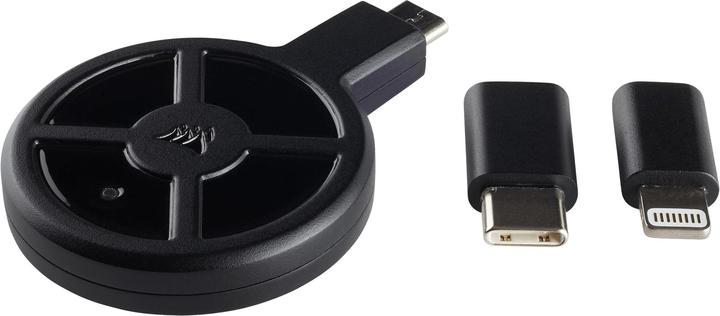 Image du produit Corsair Tapis de souris gaming MM1000 avec zone de charge Qi sans fil (L)