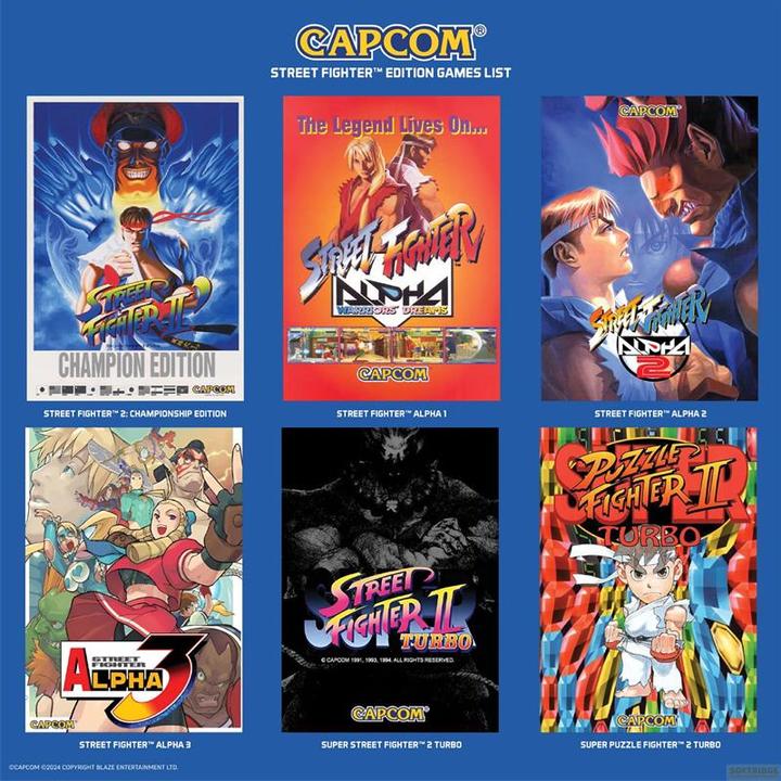 Produktbild Blaze Evercade Alpha Street Fighter Bartop Arcade