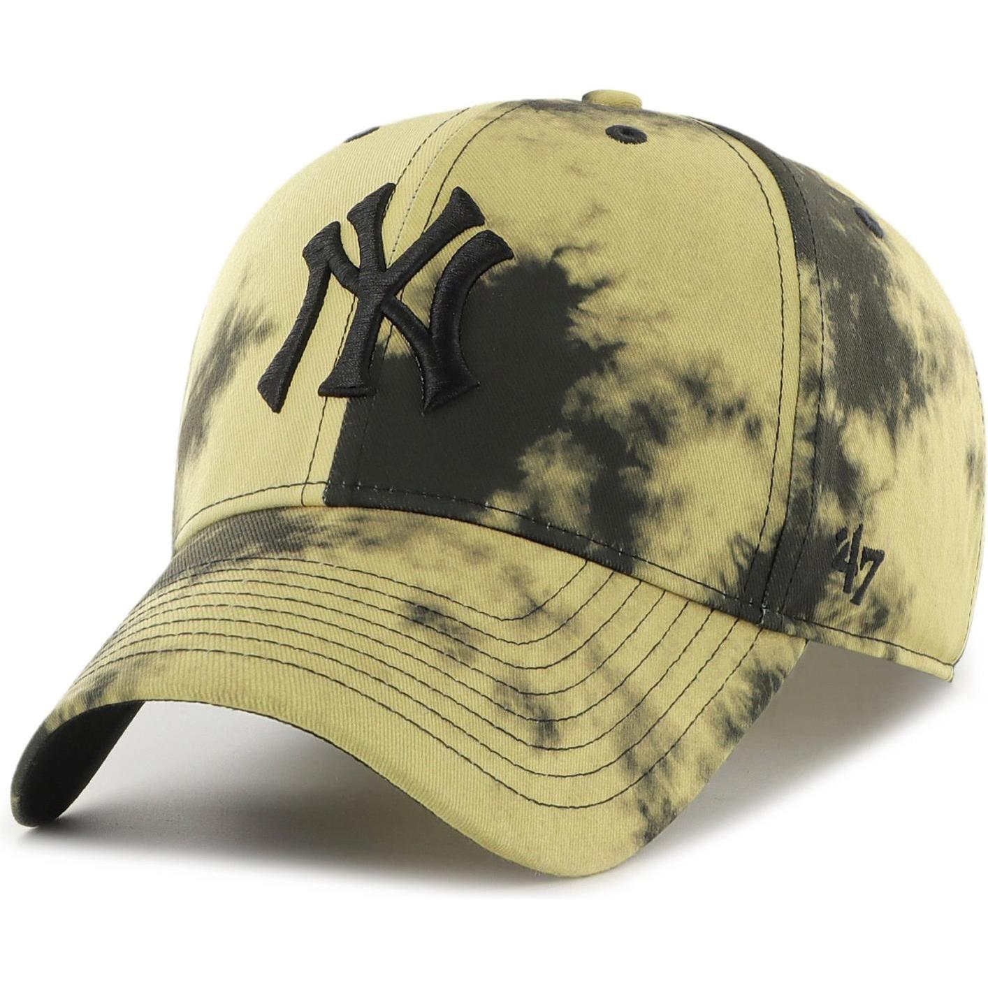 47 Brand, Herren, Cap, Tie Dye New York Yankees Gold, Gold, (One Size)