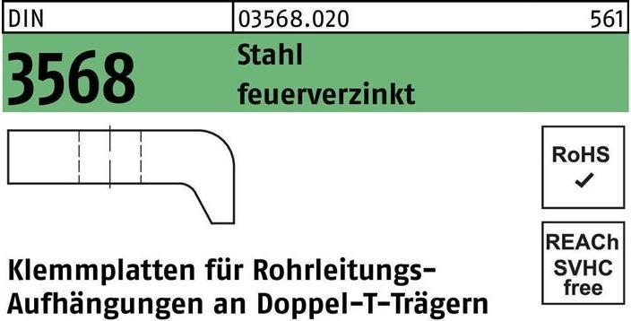 Actual product image Reyher Lifting clamp DIN 3568 for