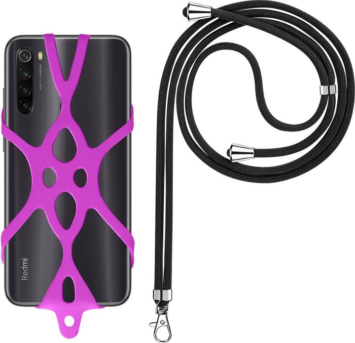 Actual product image Avizar Cell phone chain, adjustable nylon strap