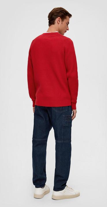 Produktbild S.Oliver Strickpullover Strickpullover mit Rippstruktur (M)