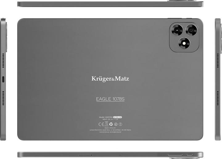 Produktbild Krüger&Matz KRUGER&MATZ TABLET EAGLE KM1078S (10.90", 256 GB, Aluminium. Grau)