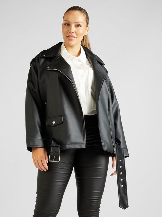 Actual product image Noisy May Oversized Biker Jacket (48)