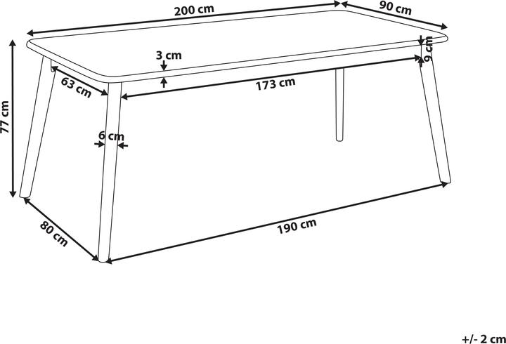 Image du produit Beliani Keho (90 x 200 x 77 cm)
