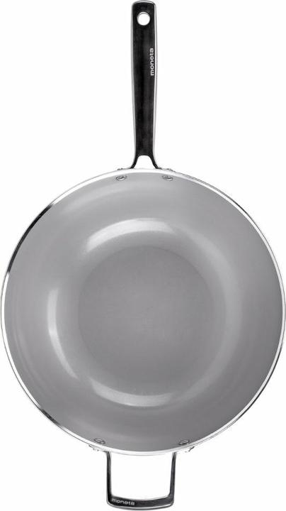 Actual product image Moneta Alluflon Wok Armonia Finegres 32cm with (Frying pan, Aluminium)