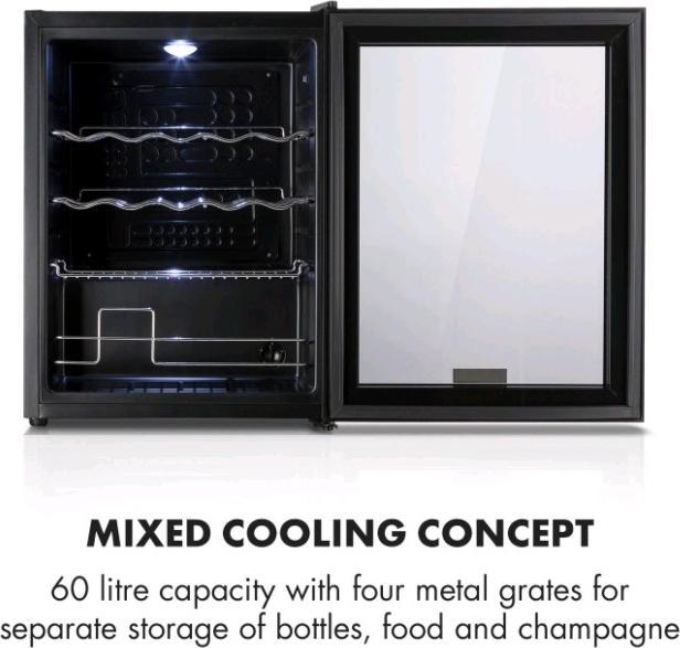 Actual product image Klarstein Beersafe XL Onyx drinks fridgeD (60 l)