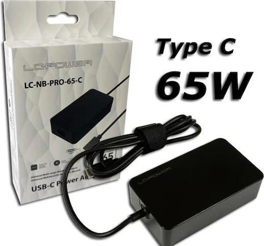 Produktbild LC-Power Netzteil Notebook-Netzteil LC-NB-GAN-65-C (65 W)