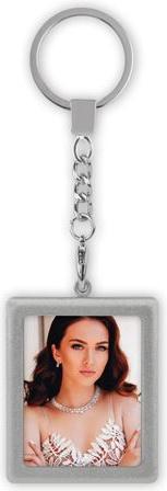 Actual product image ZEP Photo key ring AA9S Silver 35x45 mm (3.5 x 4.5 cm)