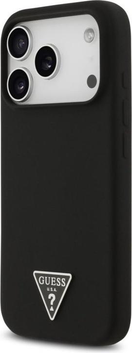 Produktbild Guess - Silicone Triangle Logo MagSafe (GUHMP17XSCTRLMK) - iPhone 17 Pro Max - Black (Apple iPhone 17 Pro Max)