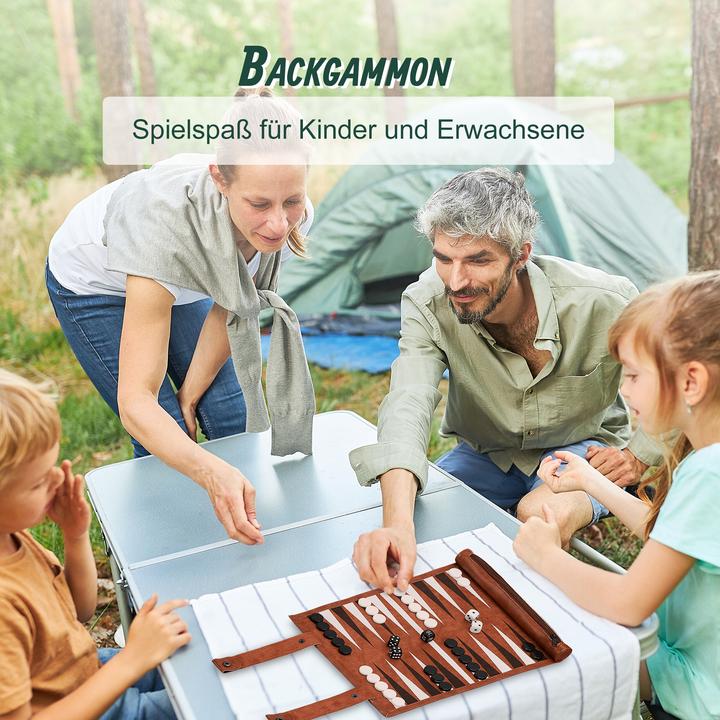 Produktbild Relaxdays Backgammon