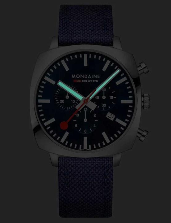 Immagine prodotto Mondaine Grand Cushion (Fatto in Svizzera, 41 mm)