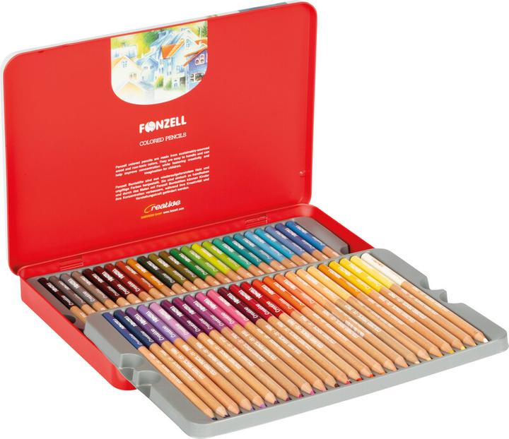 Produktbild Fonzell Farbstifte Creative in Metallschachtel (48x)