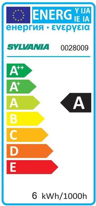 Label énergétique Sylvania ToLEDo Vintage G120, nicht dimmbar (E27, 250 lm, 1x)