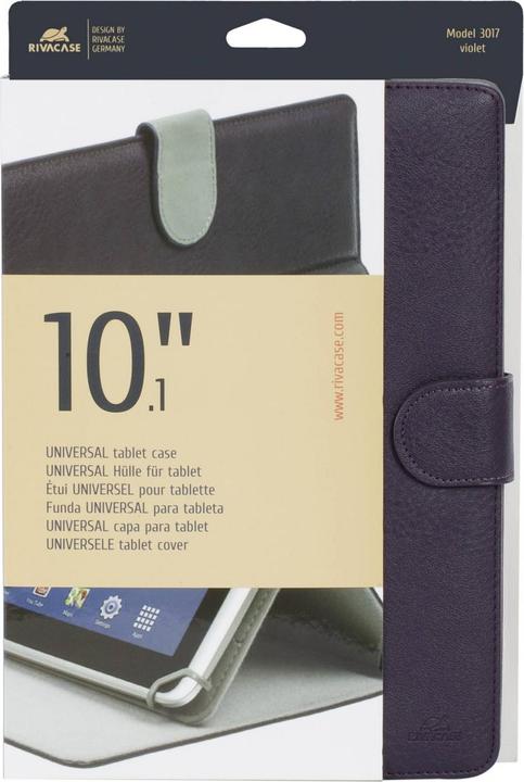Actual product image Rivacase 3017 violet tablet case 10.1 (Galaxy Note 10.1, Acer Iconia Tab 10.1, Asus Transformer Pad, Lenovo IdeaTab 10.1)