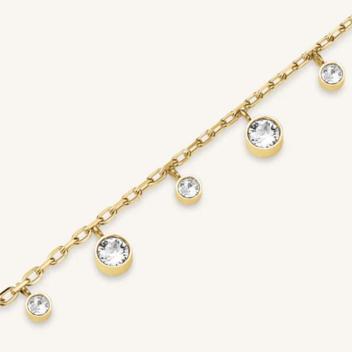 Produktbild Rosefield Halskette (14K Yellow gold plated stainless steel 316L, Edelstahl, 42 - 46 cm)