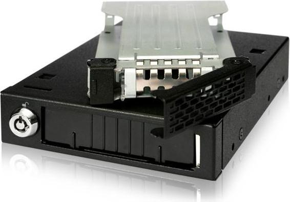 Produktbild Icy Dock MB991SK-B SATA Wechselrahmen fuer den Einbau in einen 8,89cm 3,5Zoll Schacht Eagle-Hook Verschlus...